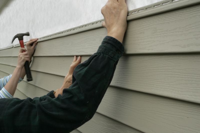 Initial Siding Installation